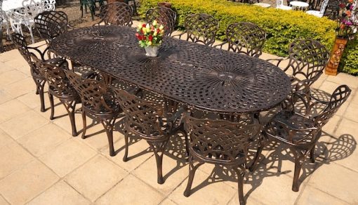 10 Seater King Diamond, 325cm x 125cm King Diamond Table (Oval) - Image 2