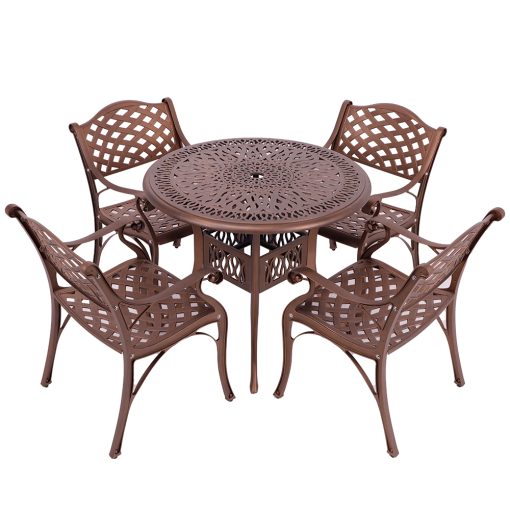 4 Seater Lattice with 90cm Elizabeth Table (Round) - Image 2