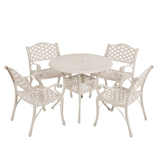 4 Seater Lattice with 90cm Elizabeth Table (Round) - Image 4