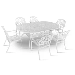 6 Seater Protea with 214cm x 110cm Elizabeth Table (OVAL)