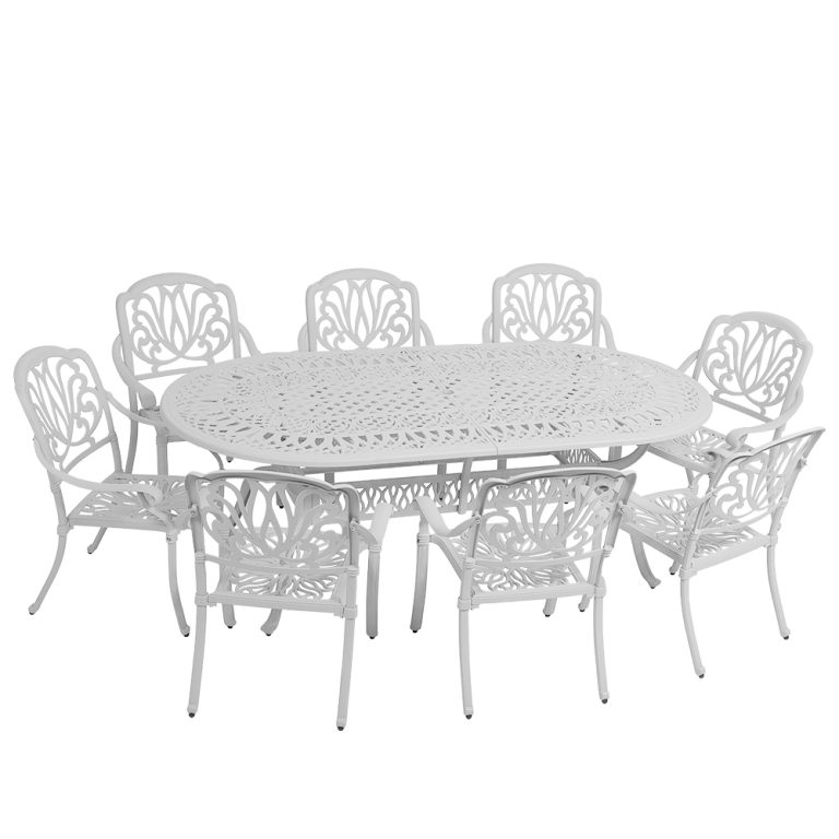 8 Seater Protea with 214cm x 110cm Elizabeth Table (OVAL)
