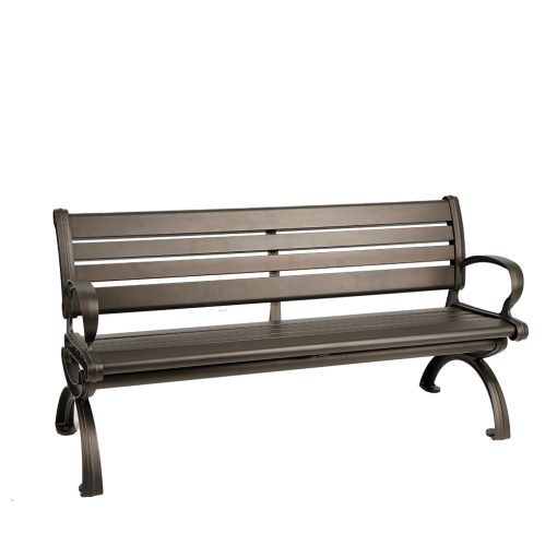 Park Bench With Back Rest
