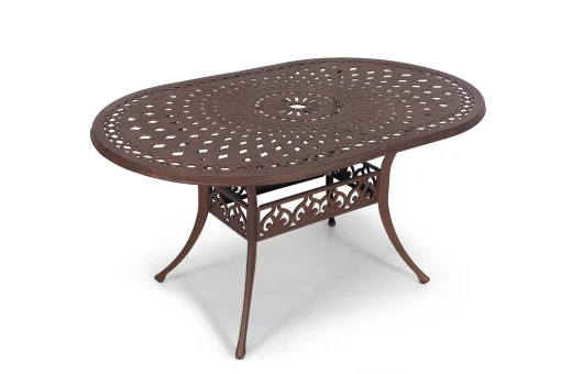 Lattice Table 150cm x 96cm (Oval) - Image 3