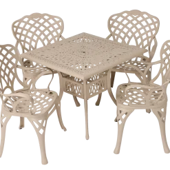 4 Seater King Diamond with 90cm  x 90cm Elizabeth Table ( Square)