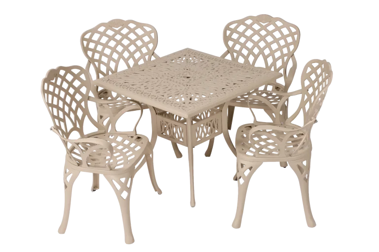 4 Seater King Diamond with 90cm  x 90cm Elizabeth Table ( Square)