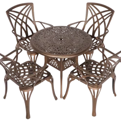 4 Seater Rainbow seater with 90cm Round Table