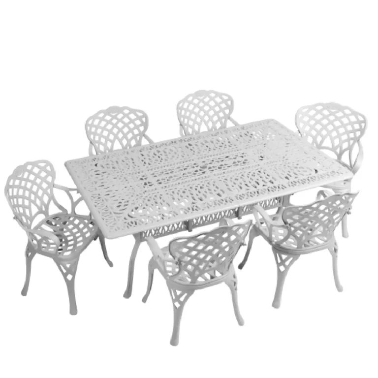 6 Seater New King Diamond with 190cm x 110cm Elizabeth Table
