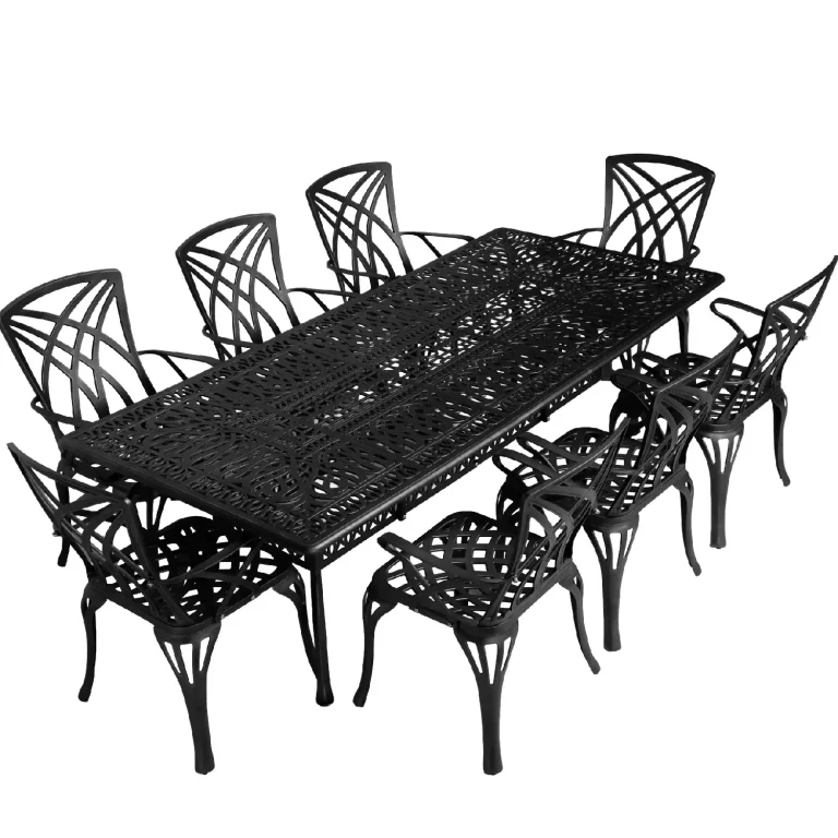 8 Seater New Rainbow with 240cm x 110cm Elizabeth Table (RECTANGLE)