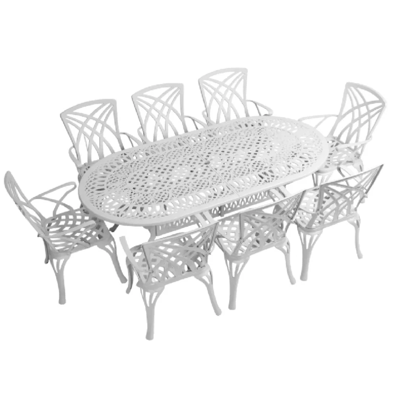 8 Seater New Rainbow  with 214cm x 110cm Elizabeth Table (OVAL)