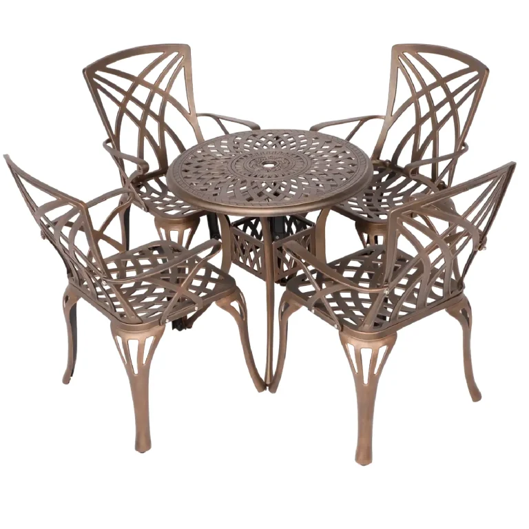 4 Seater New Rainbow with 78cm Lattice Table
