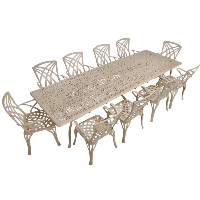 10 Seater New Rainbow with 320cm x 110cm Elizabeth Table (RECTANGLE)